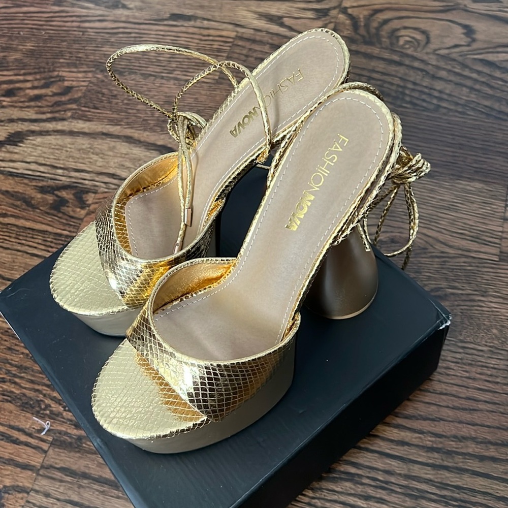 Gold Heels